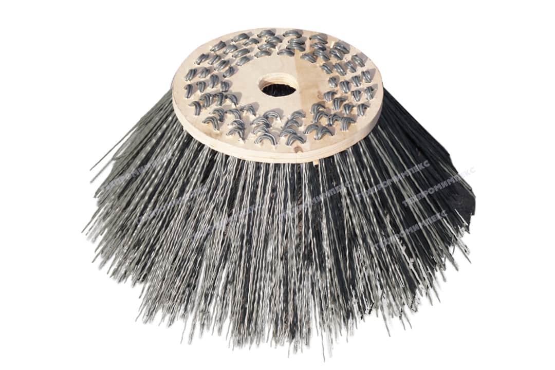 Диск щеточный 50х350 лотковый полипропиленовый с деревянным сердечником Диск щеточный 50х350 лотковый полипропиленовый с деревянным сердечником