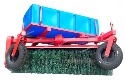 Щетка дорожная НО-86 с бункером 500л (ЩД-40) с карданом