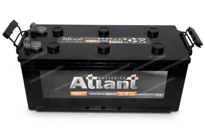 Аккумуляторная батарея 190 Ah ATLANT Black RT+ (болт)