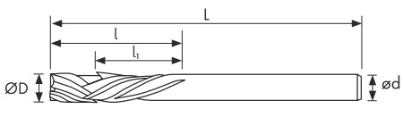 Чертеж фрезы C335YA-100.340-N20C