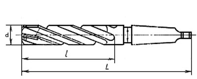 Чертеж зенкера ГОСТ 21540-76