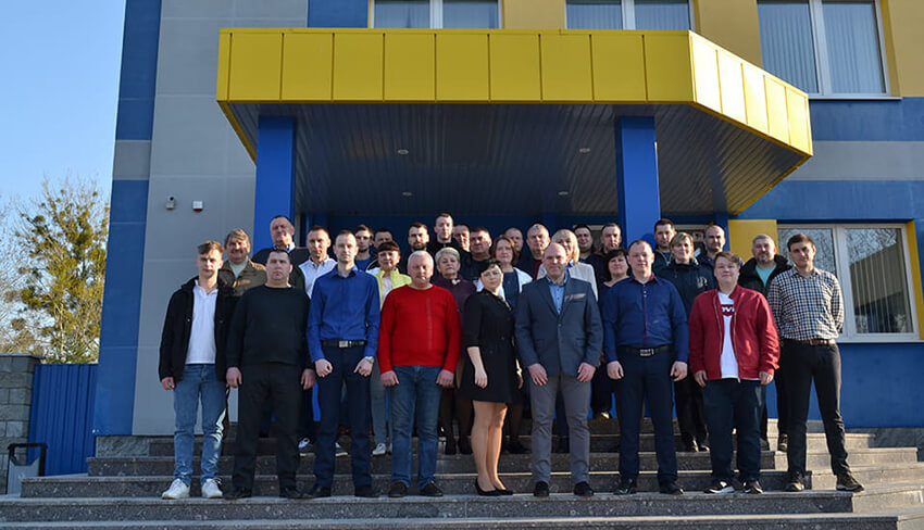 Коллектив филиала ТЕХПРОМИМПЕКС Амкодор Гродно