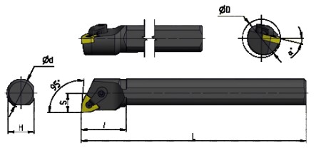 Резец S25R-MWLNL8