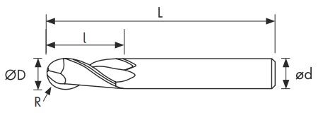 Чертеж фрезы G220A-025.050-N15C