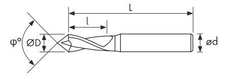 Чертеж фрезы CB235-200.120A-P45C