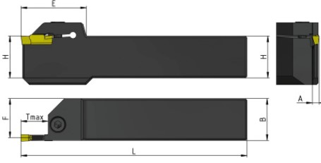 Резец TTEL2525-2T17