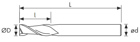 Чертеж фрезы CP235-080.200Х-P45C