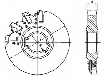 Чертеж фрезы ГОСТ 28437-90