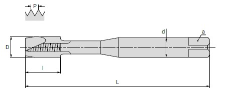 Чертеж мечника TE42MF8x0.75