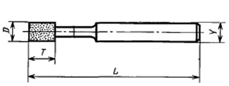 Чертеж алмазной головки ГОСТ 17122-85-aw