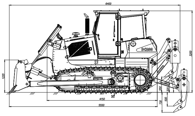 Бульдозер гусеничный AMKODOR DC201