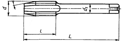 Чертеж метчика ГОСТ 3266-81