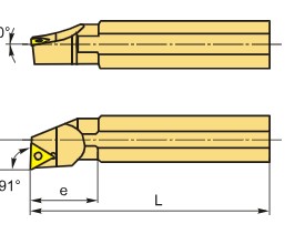 Державка расточная внутренняя  S32T-STFCR16