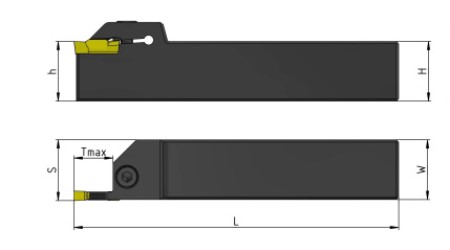 Резец MGEHR2525-5-T15