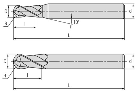 Чертеж фрезы G6-2BN-MX