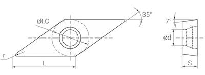 Пластина VCMT 110302-QVH QE4347