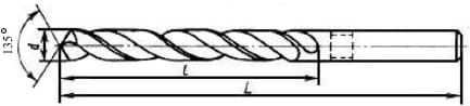 Сверло 886-77 Р6М5К5