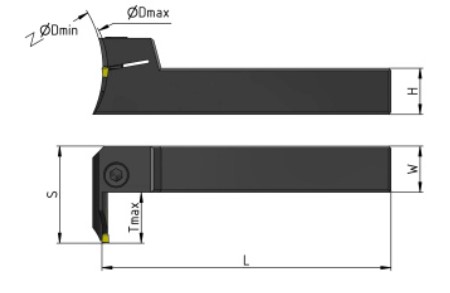 Резец MGFVL425-112/200-T15