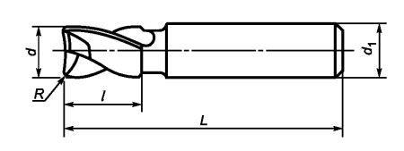 Чертеж фрезы ГОСТ Р 53003-2008