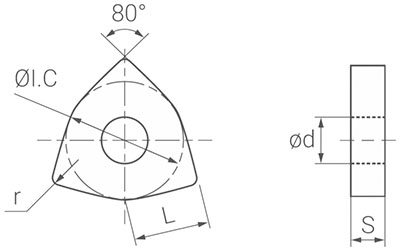 Пластина WNMG 080404-QOO QR3537