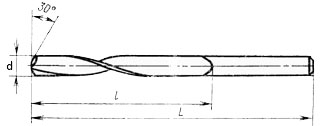 Чертеж зенкера ГОСТ 21579-76