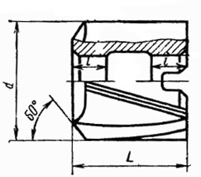 Чертеж зенкера ГОСТ 12489-71