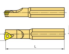 Державка резьбовая внутренняя  SNR0016M16