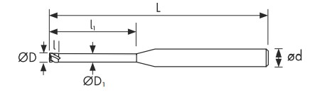 Чертеж фрезы CM235-016.10E-P45C