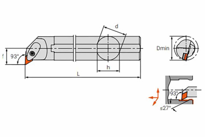 Державка S40U-DDUNL15 Державка S40U-DDUNL15