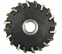 Фреза дисковая трехсторонняя со впрессованными ножами Ø 200х16х50 Р6М5 ГОСТ 1669-78 (Н401-66)