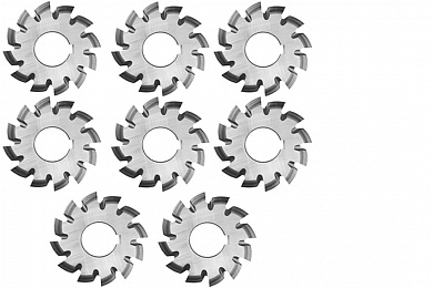 Комплект фрез дисковых зуборезных Ø 110 m 6,5 Р6М5 Z=10 ОСТ2 И-41-14-87