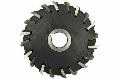 Фреза дисковая трехсторонняя со сменными ножами Ø 125х12х40 ВК8 ГОСТ 1669-78 (Н401-66)