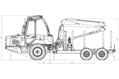 Форвардер AMKODOR FF560 Форвардер AMKODOR FF560