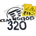 Наклейки АМКОДОР 320 Наклейки АМКОДОР 320