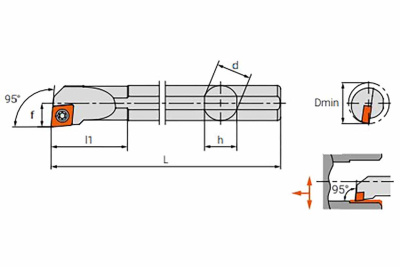 Державка SCLCL1010E06 Державка SCLCL1010E06