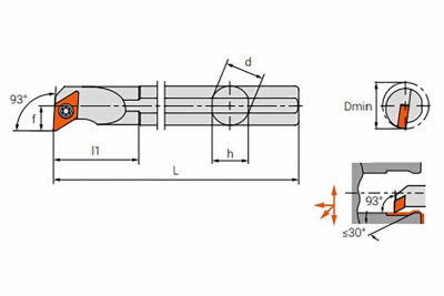 Державка A16M-SDUCR11 Державка A16M-SDUCR11
