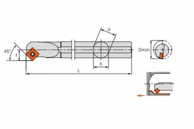 Державка S16P-SSSCR09 Державка S16P-SSSCR09