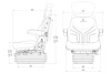 Сиденье Grammer MSG95G/721
