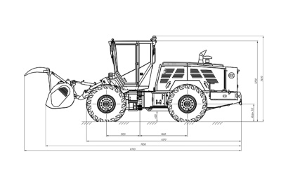 Мульчер самоходный AMKODOR FM30A1
