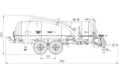 Полуприцеп специальный AMKODOR STS112T Полуприцеп специальный AMKODOR STS112T