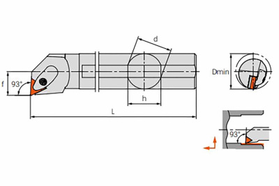 Державка S16P-SDXCR11 Державка S16P-SDXCR11