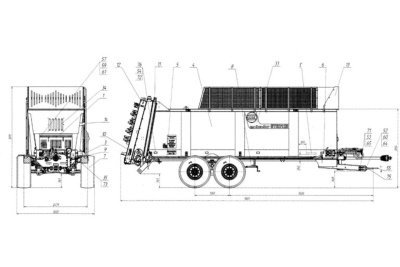 Полуприцеп многофункциональный AMKODOR STS212B Полуприцеп многофункциональный AMKODOR STS212B